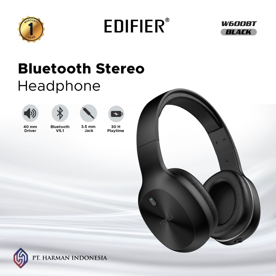 Edifier W600BT Lightweight Design for Delightful Listening Headphone
