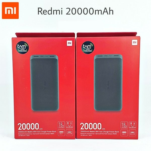 Powerbank Xiaomi Redmi 20000mAh Fast Charging 18W Powerbank