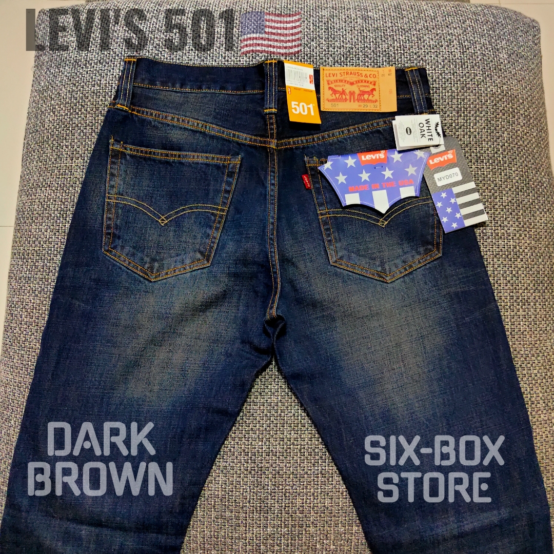 Celana Panjang LEVIS 501 USA NEW - DARK 