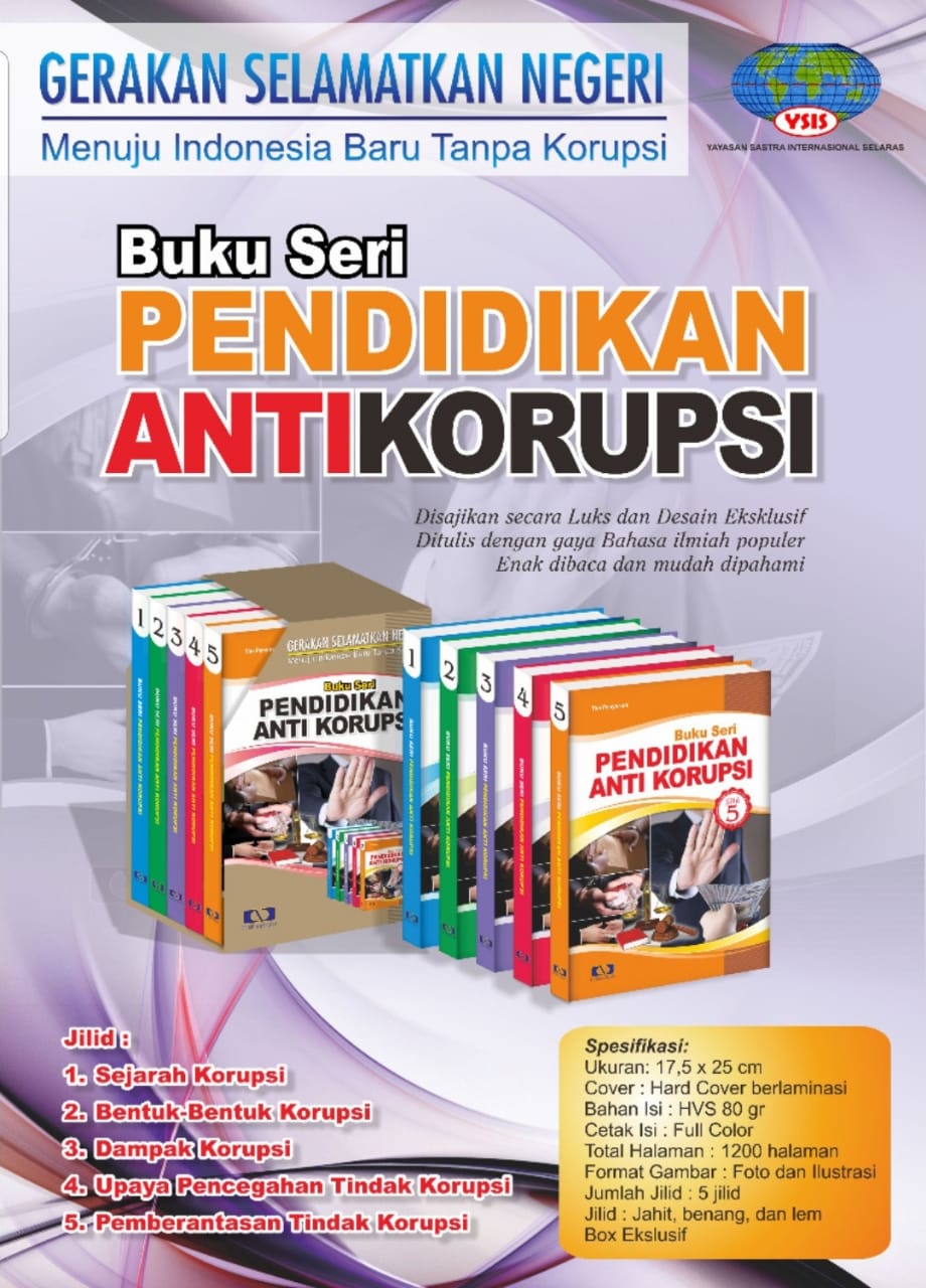 Buku Seri Pendidikan Anti Korupsi Jilid 1 5 Original Terlaris Lazada Indonesia