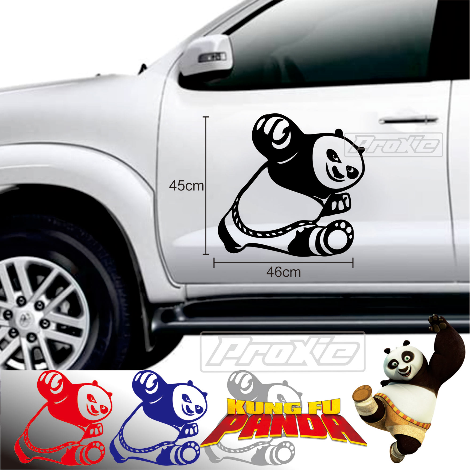 TERMURAH Cutting Sticker Mobil Sticker Animasi Panda Lazada Indonesia