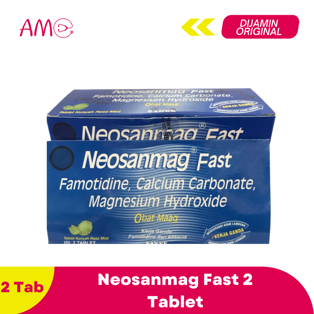 Neosanmag Fast 2 Tablet / obat maag | Lazada Indonesia