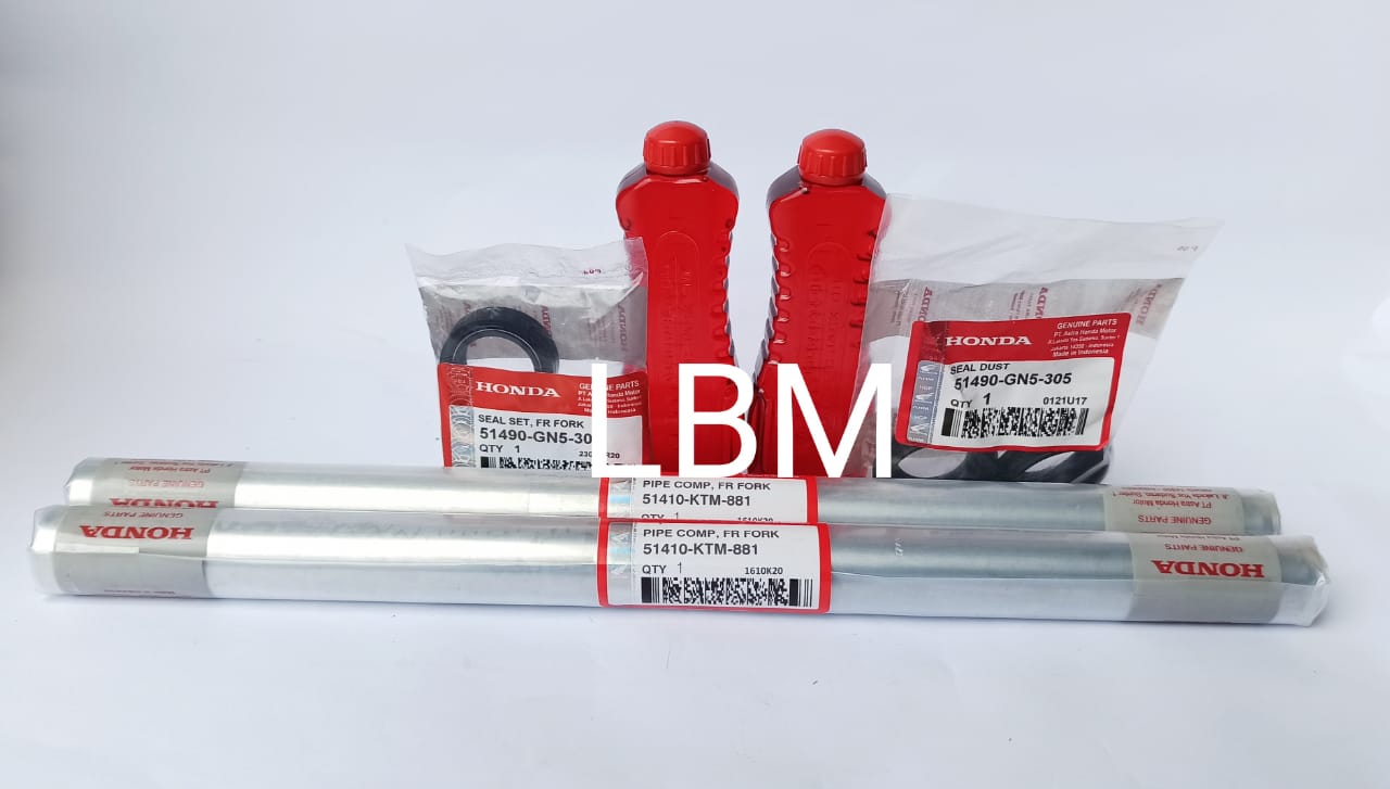 Paket AS Shock dan seal oli shock depan SUPRA X 125 FI Supra x 125 helm