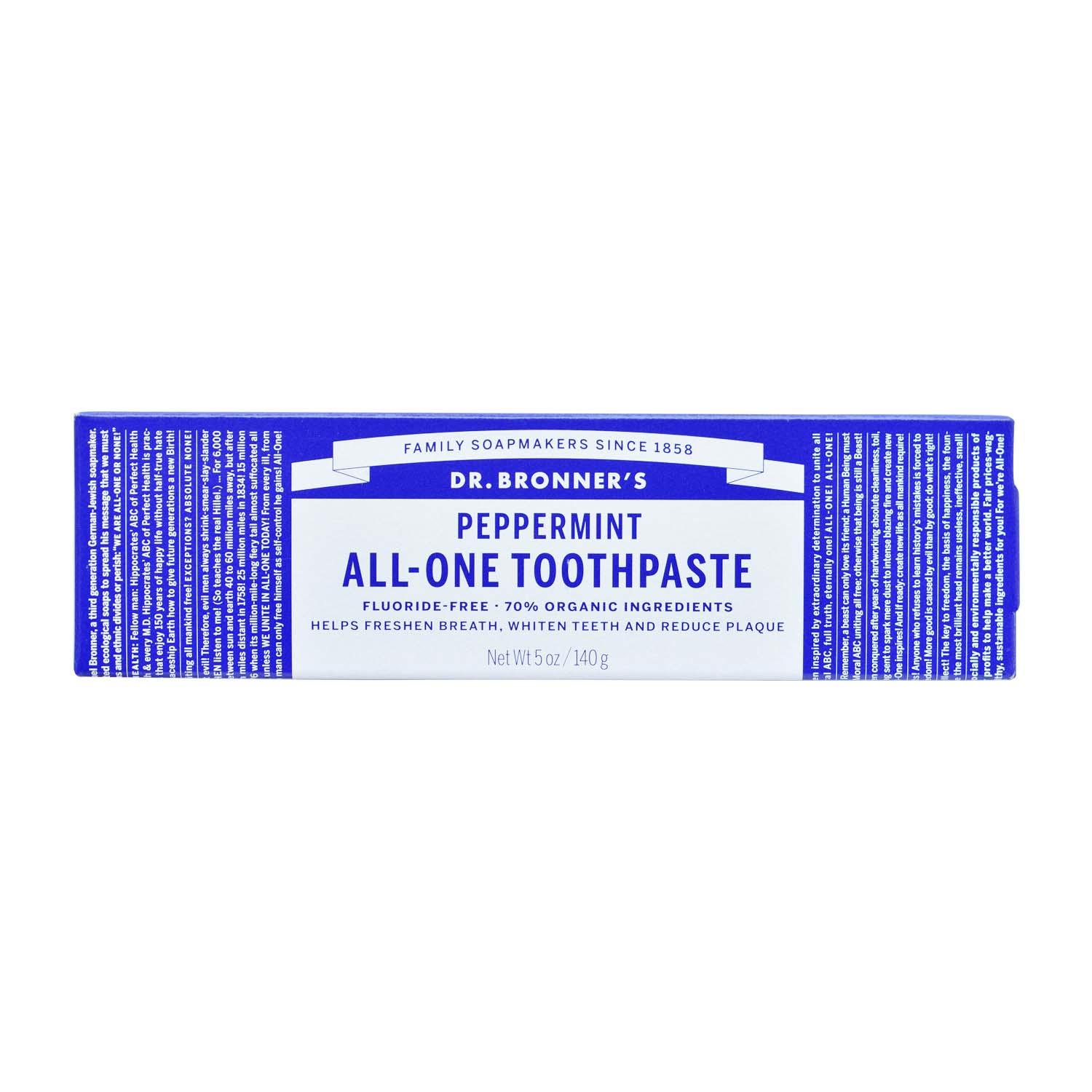 dr bronner's toothpaste fluoride