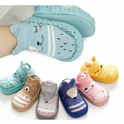 Sepatu Bayi Prewalker Anti Slip Kaos Kaki Karakter Baby PGD S19