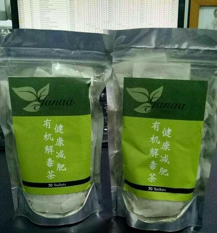 2Pack Teh Janna Herbal @30 Sachet.Kemasan pertama-isi sama..