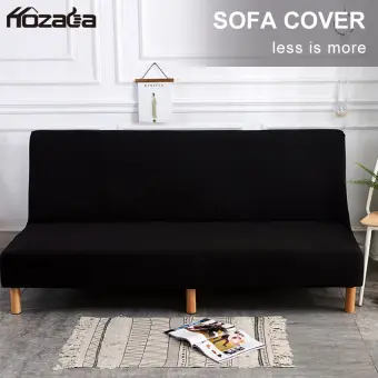 Hozada Sarung Sofa Penutup Sofa Sofa Covers Stretch Sofa Bed Covers Full Folding Armless Slipcovers Couch Protect Covers Solid Colors Elastic Removable Slipcovers For Folding Sofa Bed Cover 160 190cm Lazada Indonesia