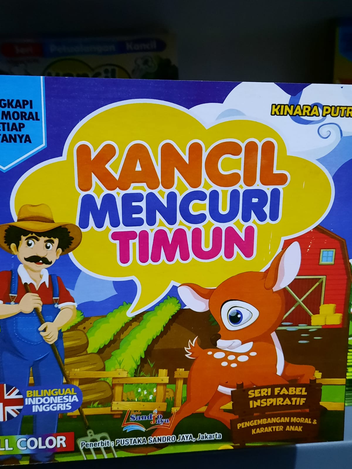 Buku Cerita Anak Seri Petualangan Kancil Bilingual Full Colours Harga ...