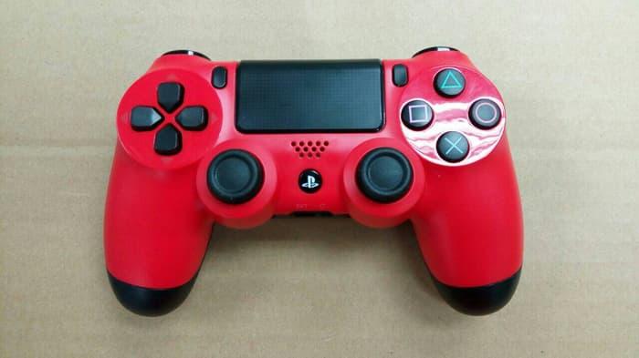 Stik Wireless PS4 Original Mesin warna merah