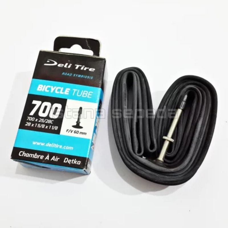 ukuran ban ban dalam deli tire 700c