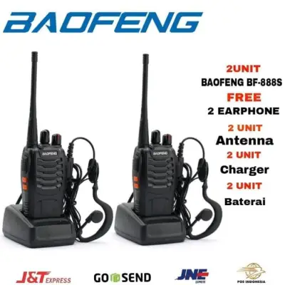 Sepasang Handy Talky (HT) BAOFENG BF-888S Radio Komunikasi