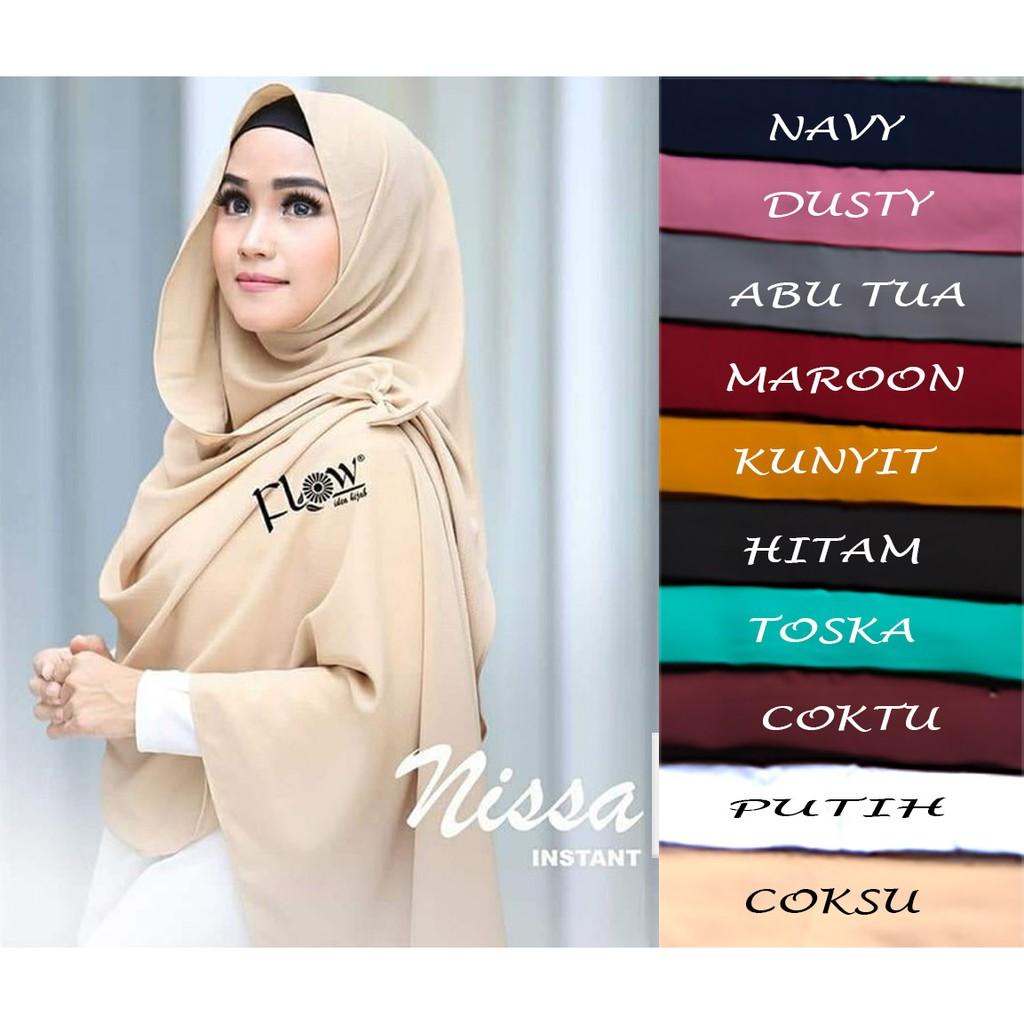 Nissa Sabyan Hijab Instan Jilbab Pashmina Pastan