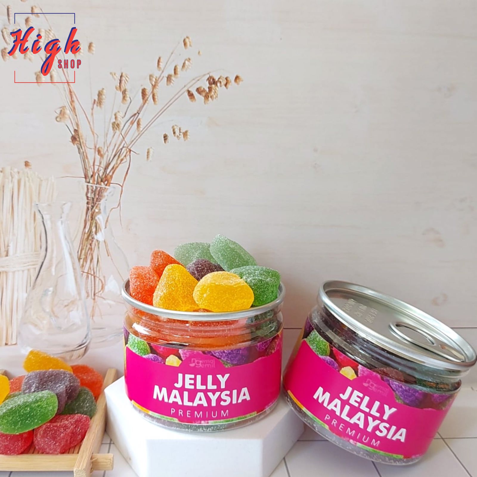 Can Jelly Malaysia Jelly Rasa Buah Jelly Kenyal Balut Gula Kualitas