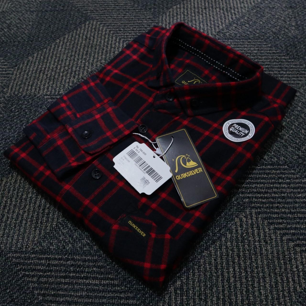 Dompetbandung/Dompetbandung/Kemeja pria-kemeja flanel QUICKSILVER-kemeja pria lengan panjang