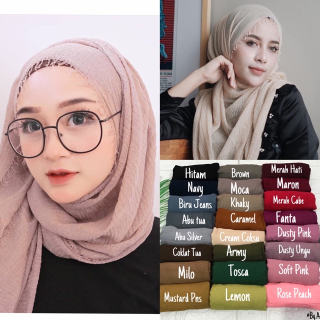 tutorial hijab crinkle