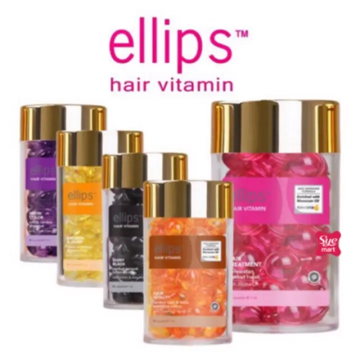 Ellips Hair Vitamin Elips Vitamin Rambut Botol Isi 50 Lazada Indonesia