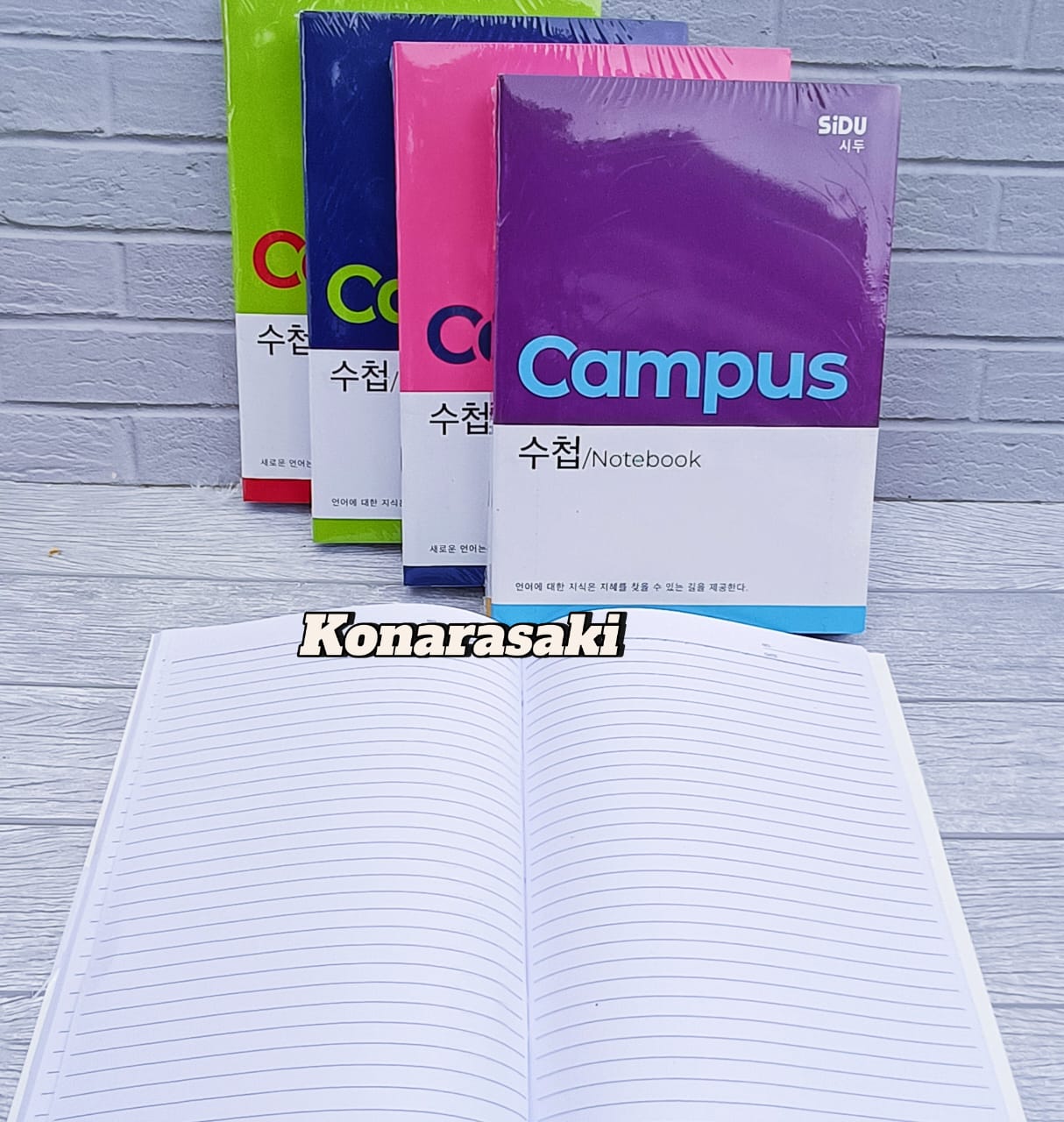 buku tulis sidu campus ukuran boxy /besar 42 lembar 1 pack isi 5 buku ...