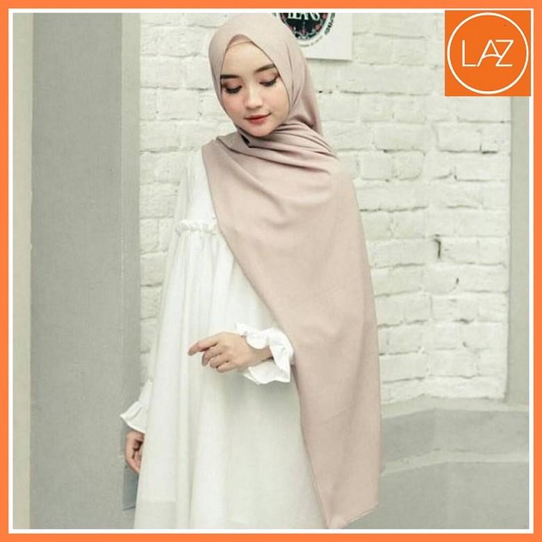 Pasmina Hijab Kerudung Pasmina Jilbab Pasmina Hijab Pasmina Polos Basic Panjang Jilbab Diamond Italians / Diamond Crepe -Kerudung bergo - Kerudung bella square - Kerudung segi empat motif