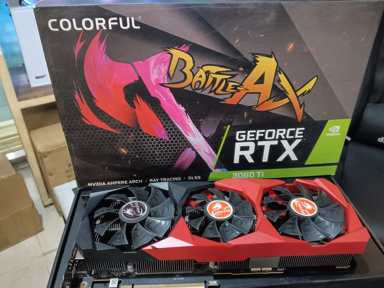 Rtx 3060 Ti Nvidia Ampere Rtx VGA COLORFUL RTX 3060TI 8GB DDR6