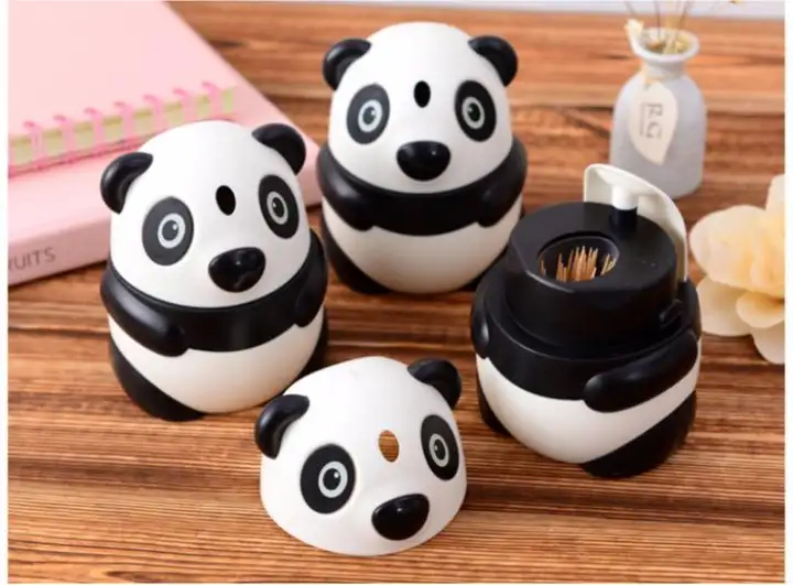 Tempat Tusuk Gigi Panda Lucu Panda Automatic Toothpick Box Krm002 Lazada Indonesia