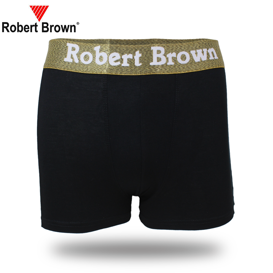 Celana Dalam Boxer Pria Robert Brown Katun isi 2 Pcs UW 063