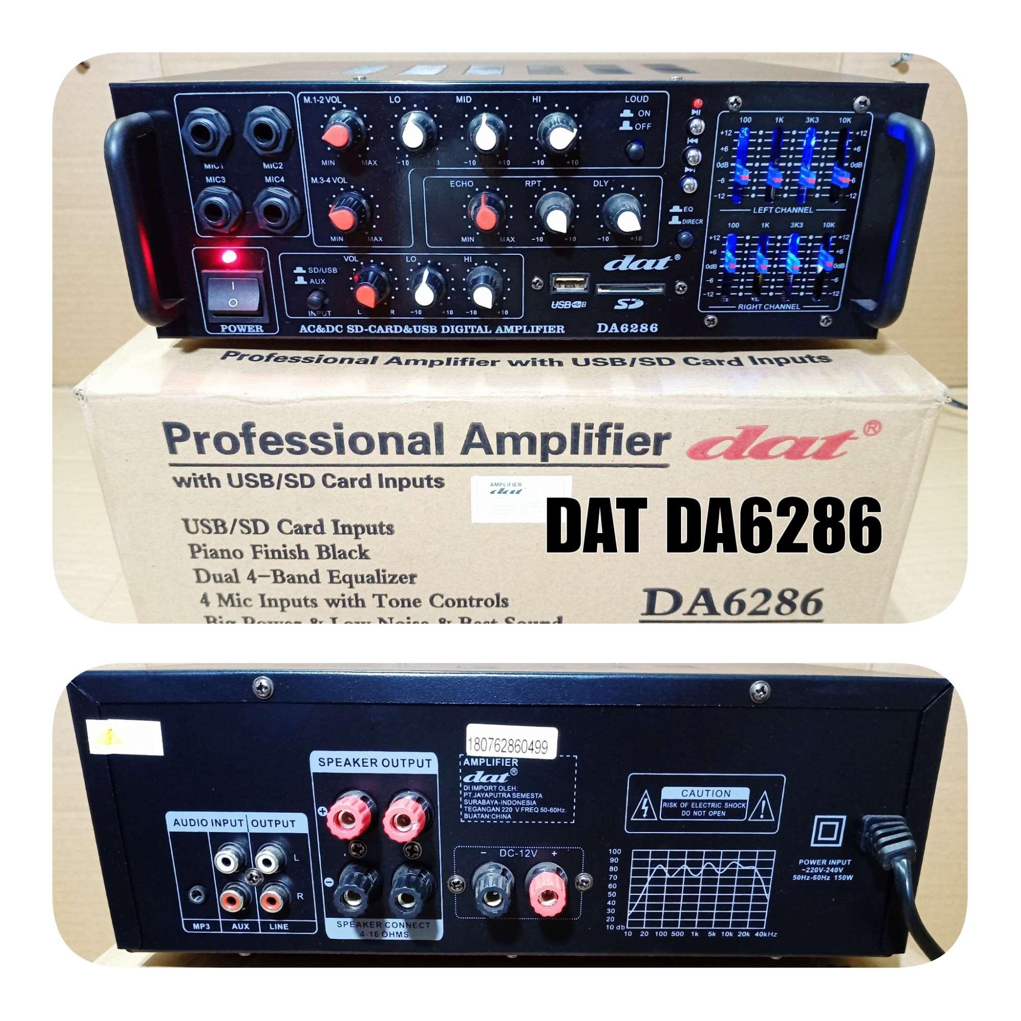 AMPLI DAT DA6286 PROFESIONAL KARAUKE AMPLIFIER Lazada Indonesia