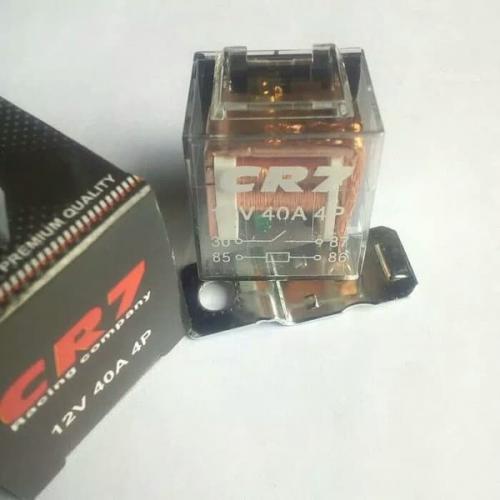 RELAY KLAKSON / ALARM TRANSPARAN CR7 12V 40A UNIVERSAL Lazada Indonesia