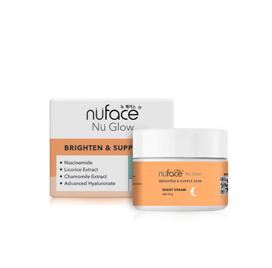 Nuface Nu Glow Brighten & Supple Skin Night Cream 15gr BY AlwaysLucky