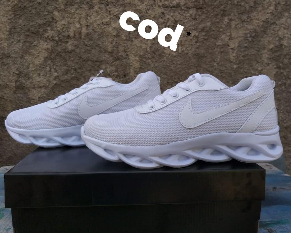 SEPATU RUNNING NIKE_87 PUTIH POLOS / SEPATU WANITA / SEPATU SNEAKERS / SEPATU PRIA / SEPATU JOGGING / SEPATU TERLARIS DAN TERMURAH