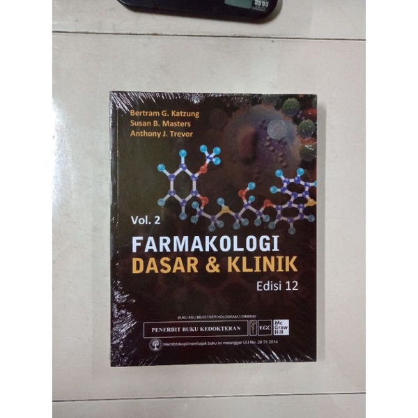 Original Farmakologi Dasar Dan Klinik Edisi 12 Jilid 2 | Lazada Indonesia