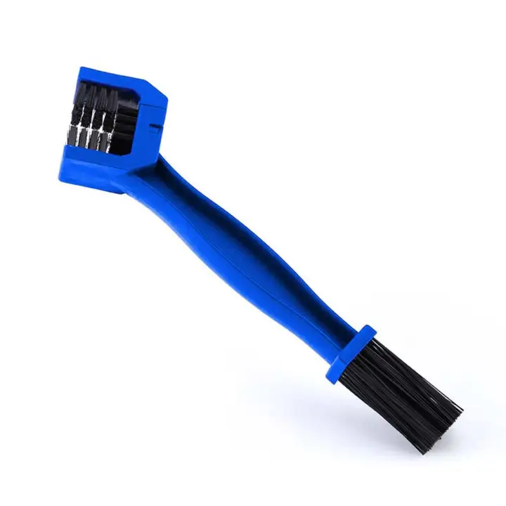 Motorcycle Bike Chain Maintenance Cleaning Brush,Motorcycle Bike Chain Cleaner Cleaning Brush Cycle Brake Dirt Remover Tool Blue Chain Cleaner Brush