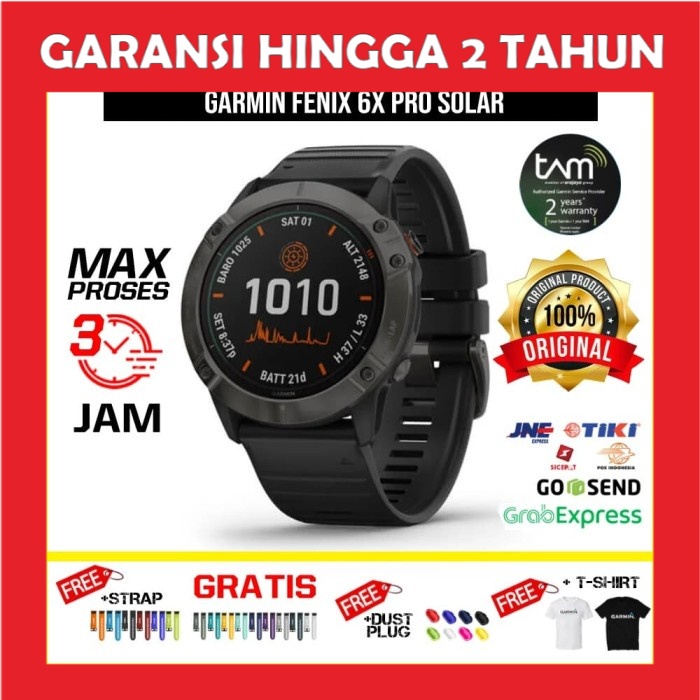 Jual Garmin Fenix 6x Pro Solar Terbaru 