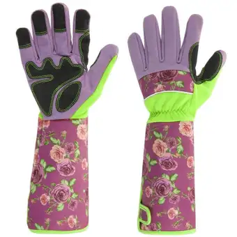 Long Sleeve Gardening Gloves Pruning Thornproof Garden Gloves With