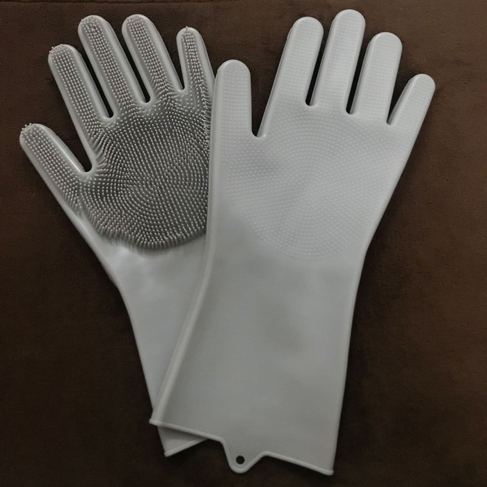 homenhome 1 pasang sarung tangan karet sarung tangan cuci pencuci piring dapur sarung tangan ukuran ml