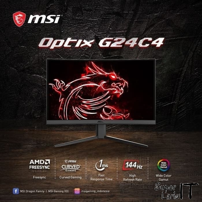 msi optix g24c4 curved 23.6 inch 144hz