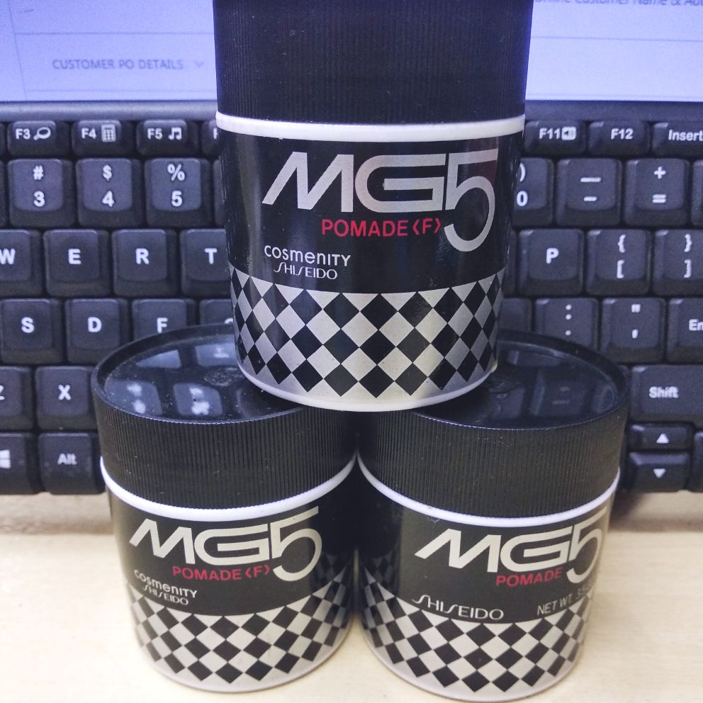 MG5 POMADE SHISEIDO 100gr  harga rebonding rambut pendek lelaki