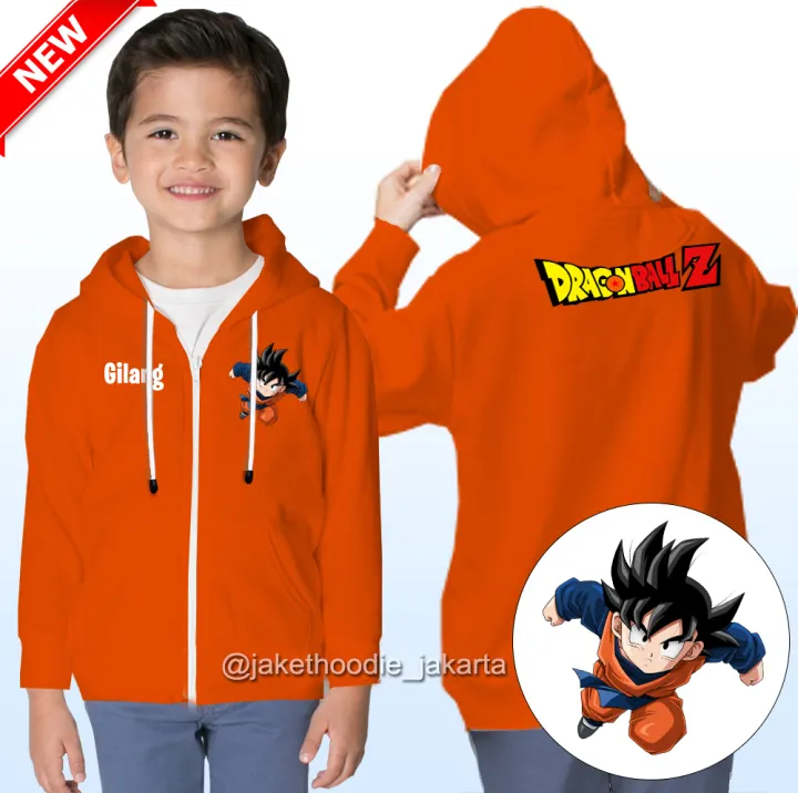 dragon ball hoodie orange