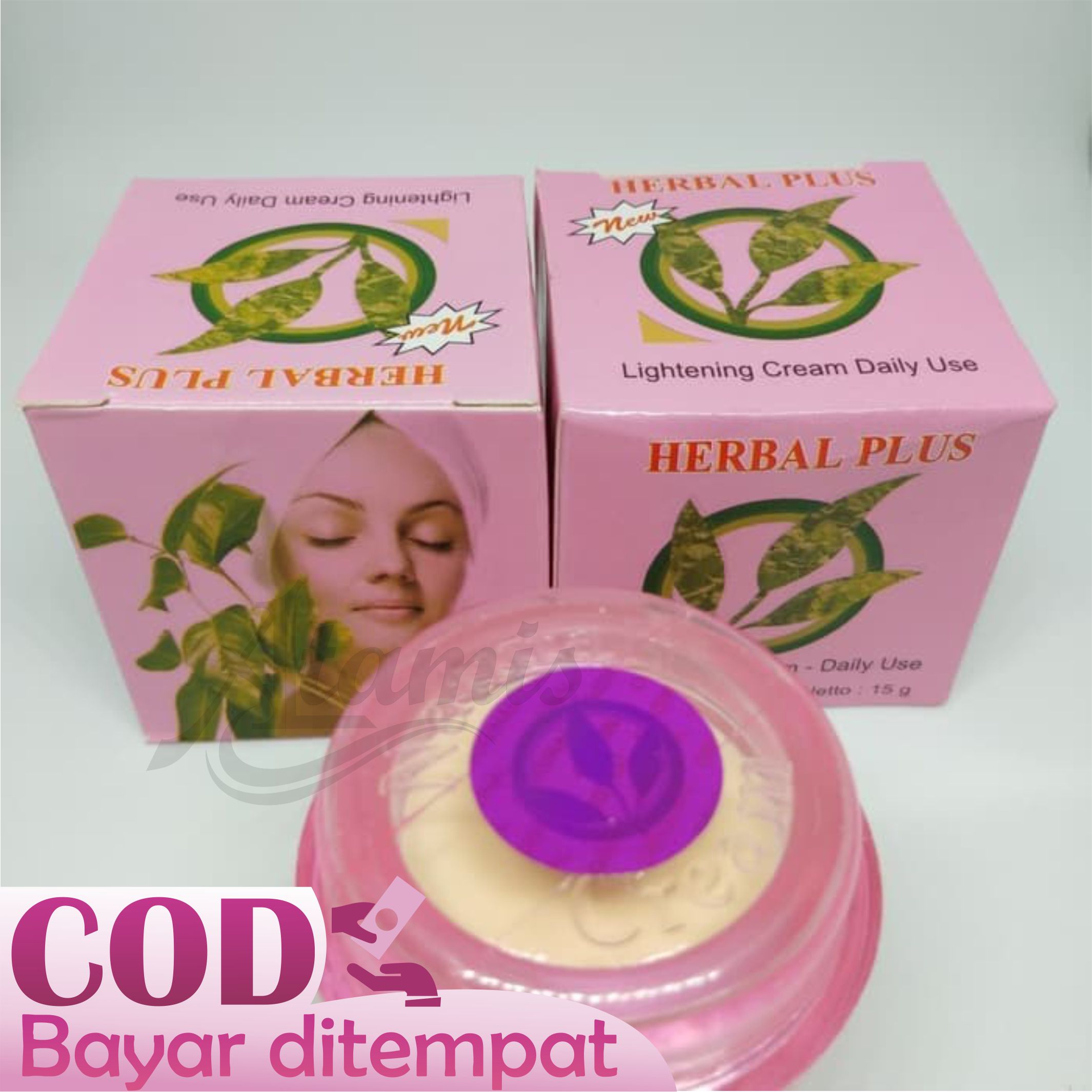 cream herbal glowing asli