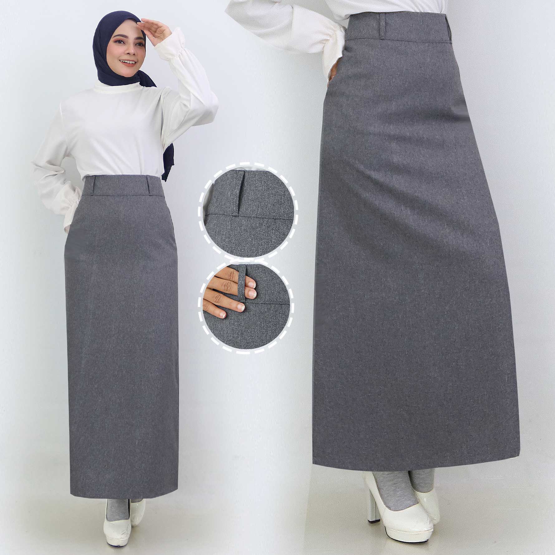 Salsasr Rok Panjang Model Arok Kerjarok Formal Lazada Indonesia 6649