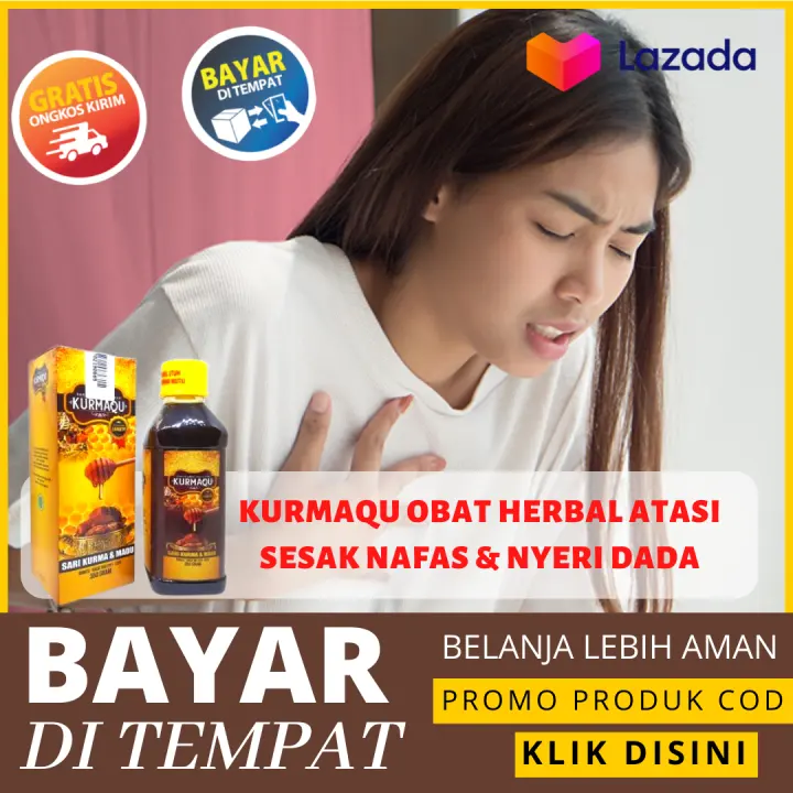 Sari Kurma Kurmaqu Obat Sesak Nafas Asma Ispa Nyeri Dada Batuk Berdahak Paru Paru Dada Terasa Berat 100 Original Lazada Indonesia