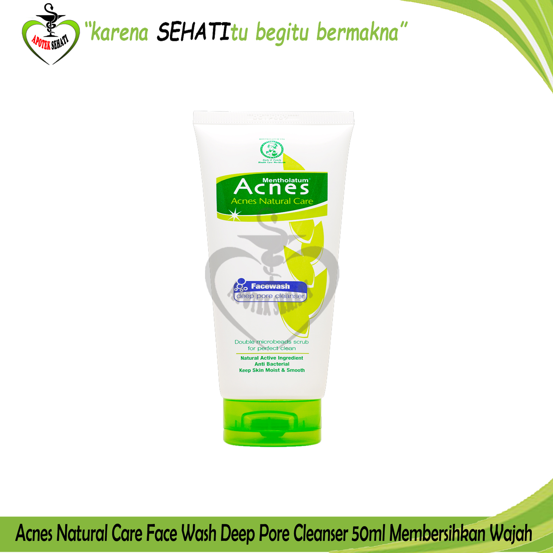 Acnes natural care deep deals pore face wash