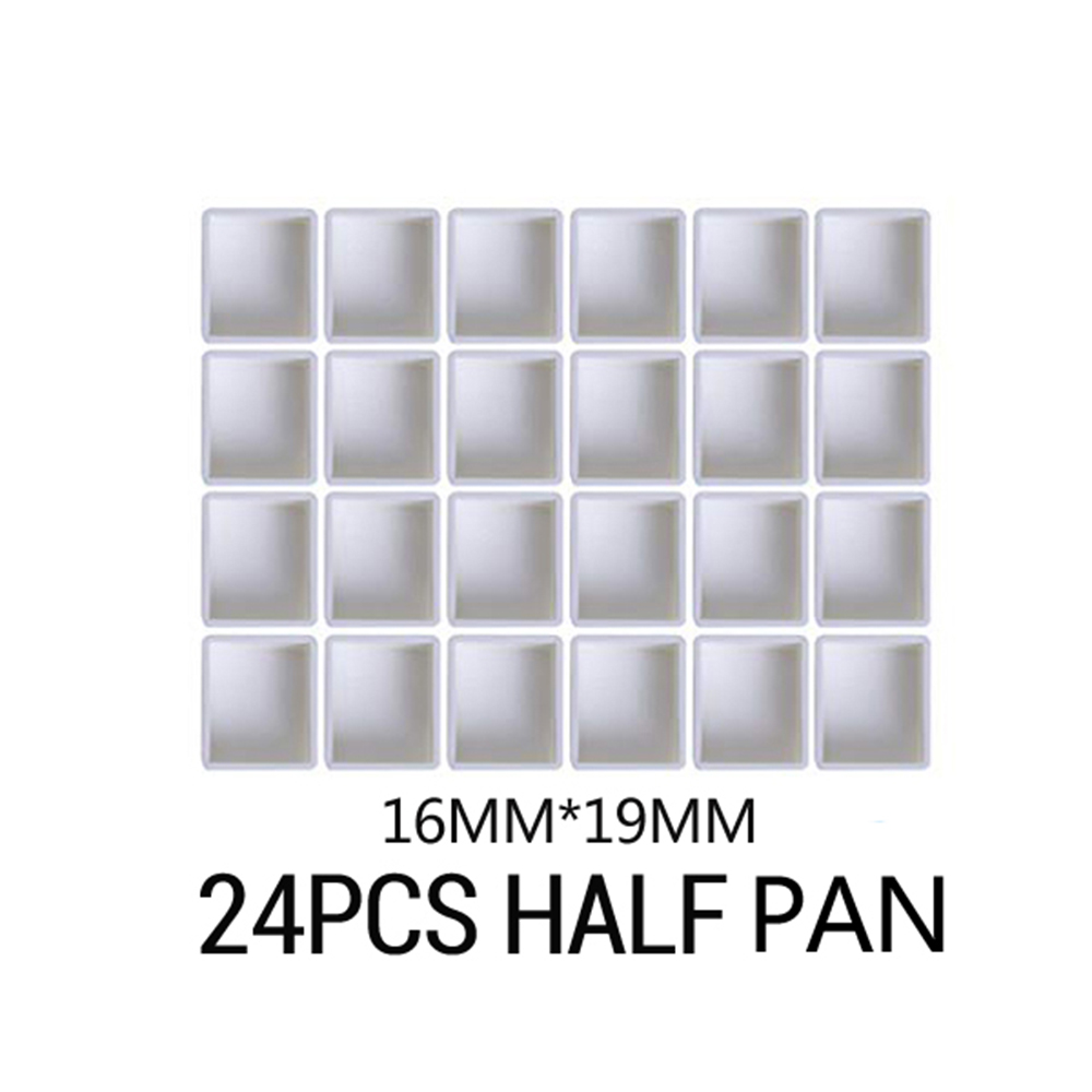 6/12/24/36/48Pcs Empty Paint Palette 2ml/3.2ml Full Half Pan