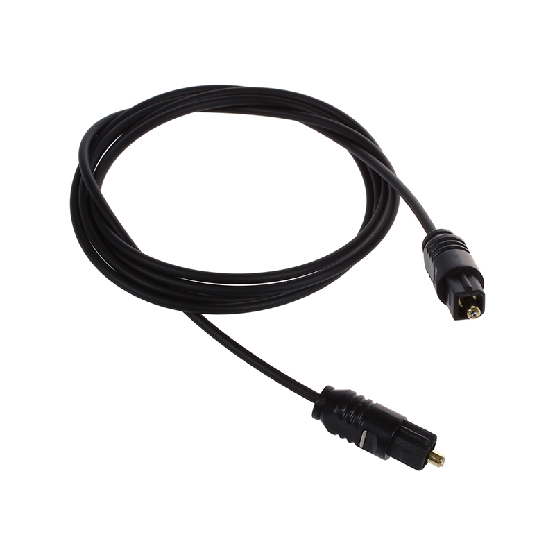 3 ft 1.1m metre digital fibre optical audio toslink spdif md dvd cable lead plug