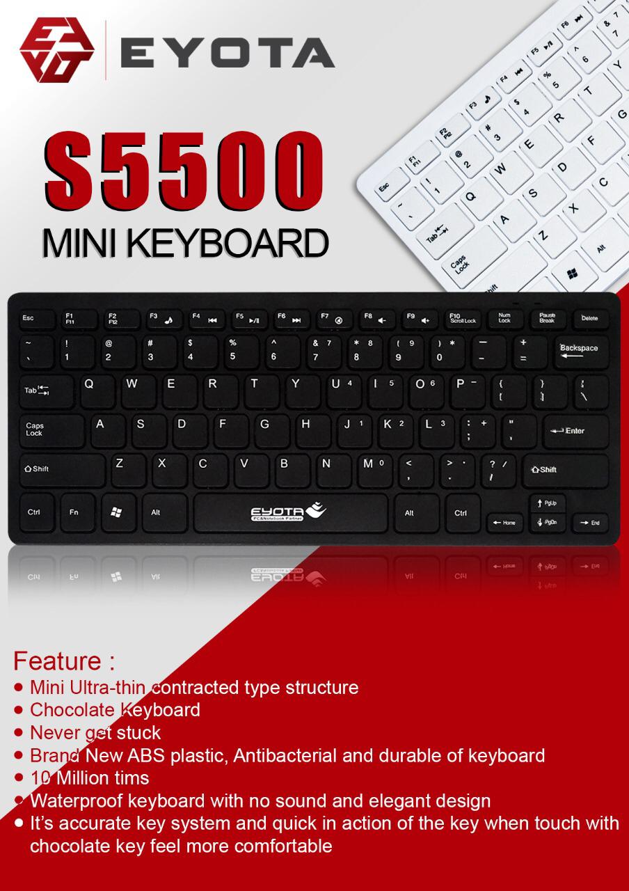 Eyota Keyboard Mini S 5500 Lazada Indonesia