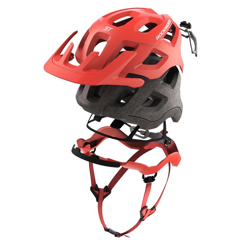 Helm Sepeda Gunung Wanita ST 500 Rockrider Mountain Bike Helm MTB Touring -  Red | Lazada Indonesia