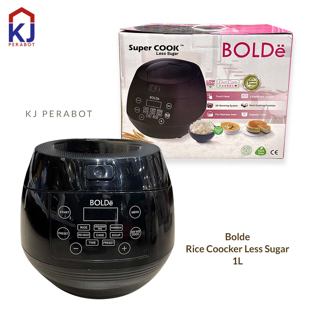 KJ Perabot Bolde Rice Cooker Less Sugar 1 Liter Lazada Indonesia