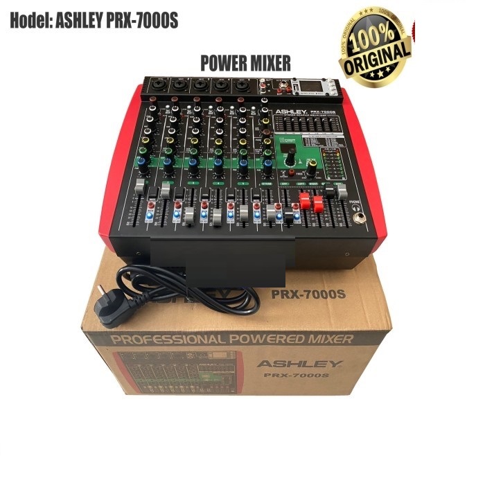 POWER MIXER ASHLEY 7 CHANNEL PRX7000s PRX7000s PRX 7000s ORIGINAL
