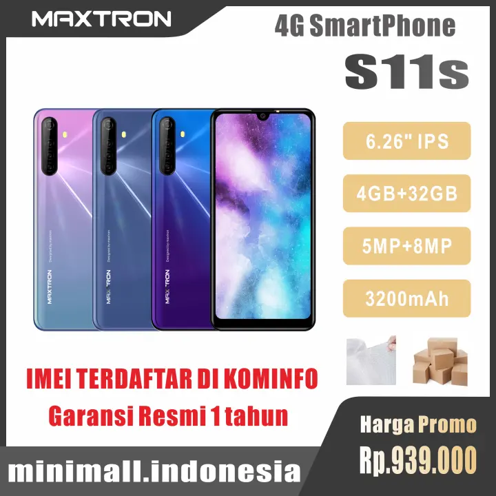 Hp Maxtron S11s 4g Hp Android 6 26 Ram 4gb Rom 32gb Smartphone Waterdrop Hp Android Murah Lazada Indonesia
