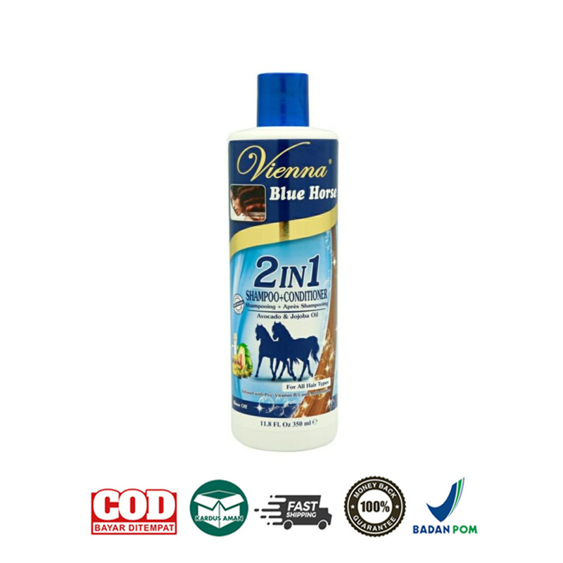 Vienna Kuda Blue Horse Shampo dan Kondisioner 2in1 Viena 350ml Lazada