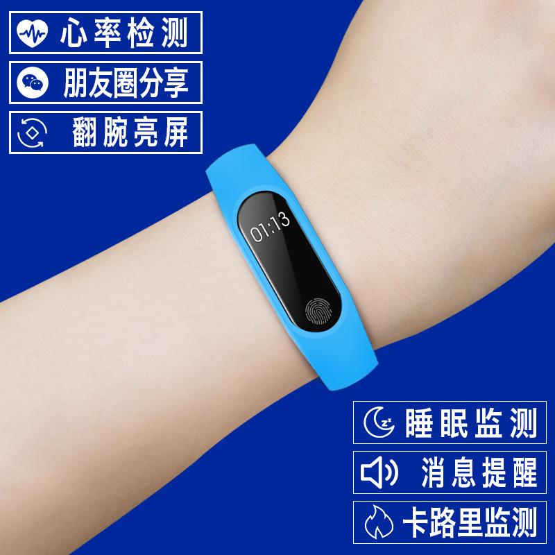 Murid Gelang Pria dan wanita denyut jantung mendeteksi panggilan untuk mengingatkan elektronik Jam Tangan HP Bluetooth Cerdas Tahan Air LED gaya hutan